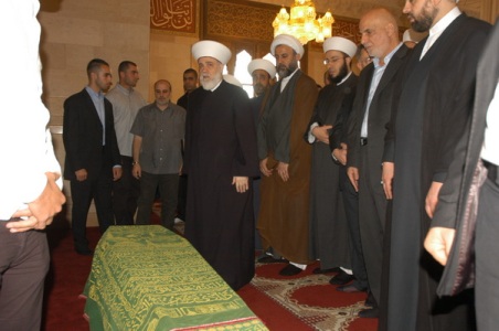 تشييع مفتي مدينة صور الشيخ محمد دالي بلطة الى مثواه الأخير 