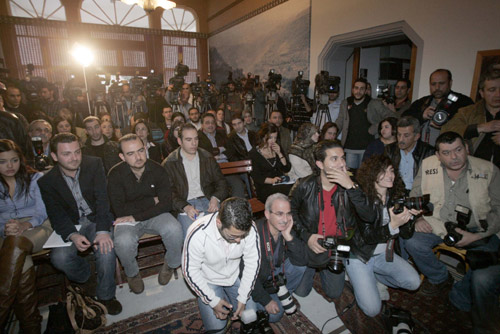 المؤتمر الصحفي لرئيس الحزب التقدمي الاشتراكي النائب وليد جنبلاط