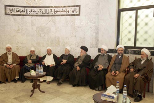 لقاء تضامني مع الشعب البحراني بدعوة من تجمع العلماء في جبل عامل