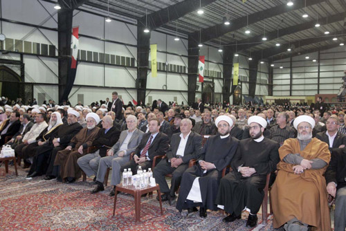 الاحتفال التضامني مع انتفاضات الشعوب العربية ـ بالصور