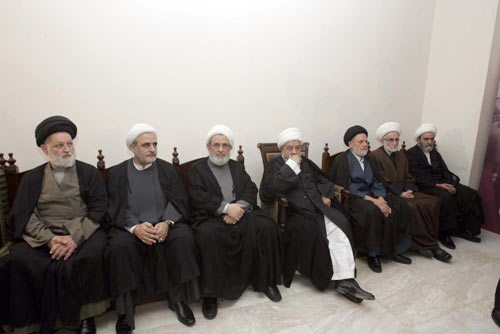 لقاء علمائي تضامني مع الشعب البحريني في مقر المجلس الاسلامي الشيعي الاعلى في بيروت