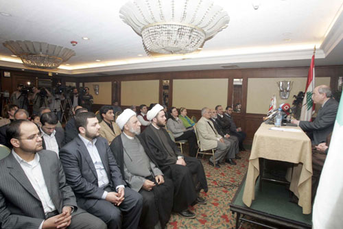 لقاء تضامني مع شعب البحرين في بيروت بدعوة من التجمع الوطني لدعم خيار المقاومة