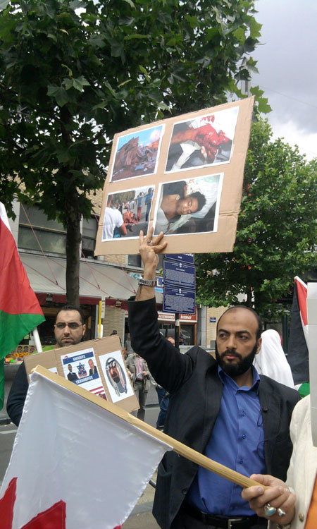 الجاليات العربية تتضامن مع الشعب البحريني في بروكسيل
