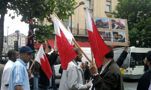 الجاليات العربية تتضامن مع الشعب البحريني في بروكسيل
