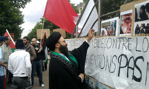 الجاليات العربية تتضامن مع الشعب البحريني في بروكسيل
