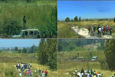 سقوط اربعة شهداء و15 جريحاً على الأقل بالقرب من الشريط الشائك في الجولان السوري المحتل