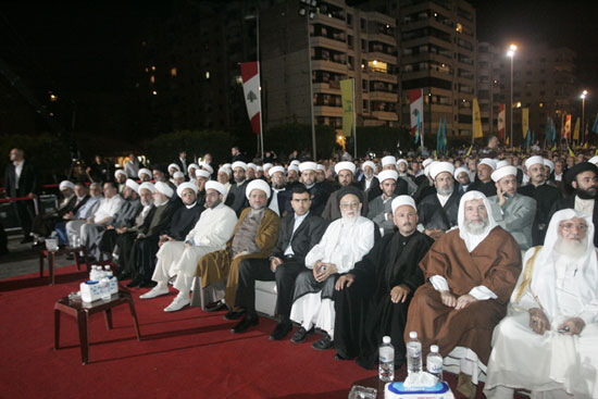 مهرجان الكرامة والانتصار في ملعب الراية ـ الضاحية الجنوبية ( مصوّر)
