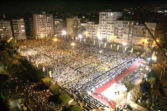 مهرجان الكرامة والانتصار في ملعب الراية ـ الضاحية الجنوبية ( مصوّر)