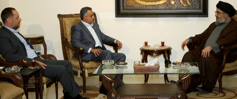 السيد نصرالله استقبل النائب ارسلان يرافقه الوزير خيرالدين 