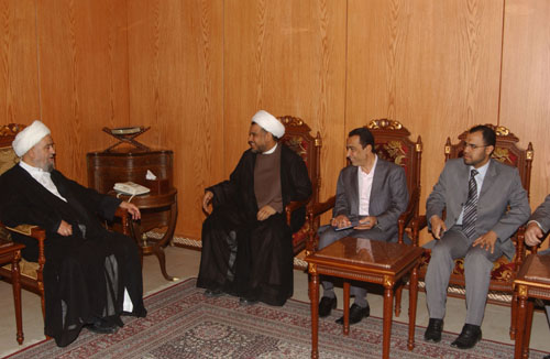 الشيخ حسن سلطان زار الشيخ قبلان : المنهج المعتمد من قبل المعارضة البحرينية هو المنهج السلمي
