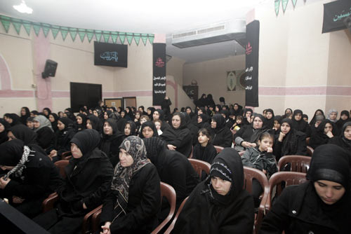 الليلة الرابعة من ليالي عاشوراء في الضاحية الشرقية لبيروت