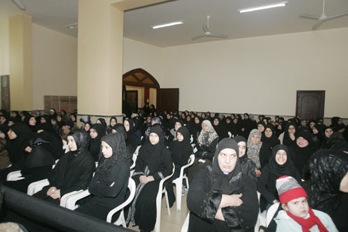 الليلة الرابعة من ليالي عاشوراء في الضاحية الشرقية لبيروت