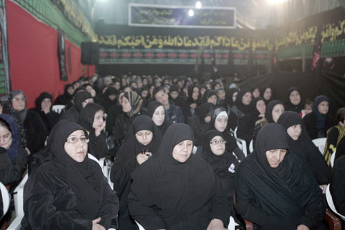 الليلة الرابعة من ليالي عاشوراء في الضاحية الشرقية لبيروت