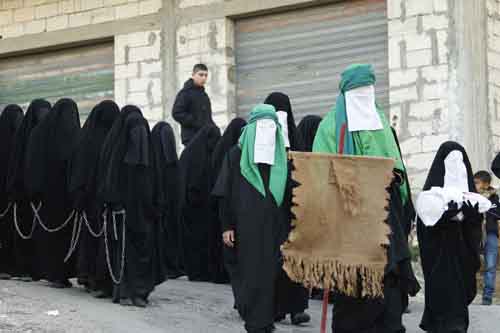 مسيرة عاشورائية في بلدة السكسكية
