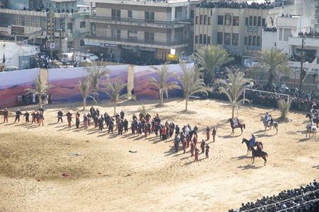 النبطية أحيت اليوم العاشر من المحرم بتمثيل واقعة الطف 