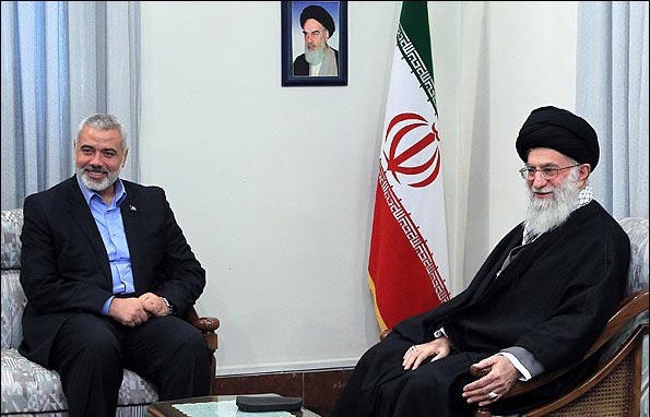 الإمام الخامنئي إستقبل رئيس الحكومة الفلسطينية في غزة 
