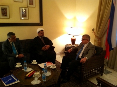 "المعارضة البحرينية في الخارج" تزور السفير الروسي في لبنان وتدعو لدعم المطالب الديمقراطية للشعب البحريني