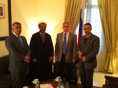 "المعارضة البحرينية في الخارج" تزور السفير الروسي في لبنان وتدعو لدعم المطالب الديمقراطية للشعب البحريني