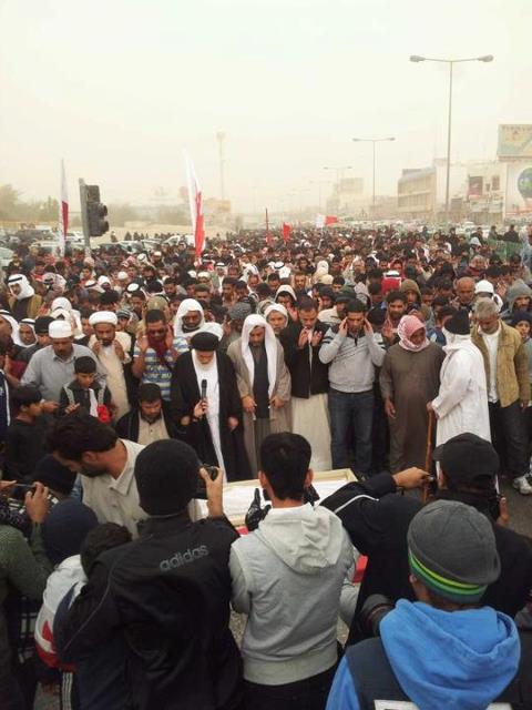 إستشهاد جعفر جاسم رضي ..وقمع مسيرة تشييعه بالمقشع