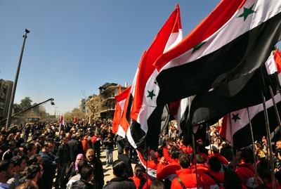 حشود من السوريين شاركوا في مسيرة وقداس رحمة على أرواح شهداء تفجيري دمشق