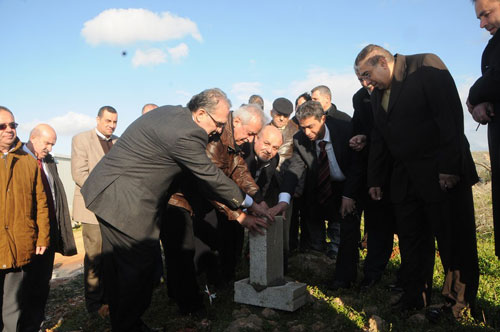 وضع حجر الاساس لمركز نقابة المهندسين في النبطية