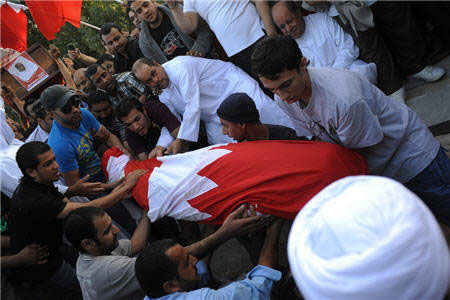 جرح طفل برصاص قوات الامن في البحرين
