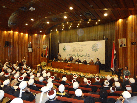 مؤتمر "علماء بلاد الشام لنصرة القدس" يدين الأعمال الإرهابية في سوريا ويؤكد على دورها التاريخي في نصرة فلسطين