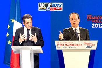 الفرنسيون ينتخبون اليوم رئيس بلادهم وسط توقعات بتقدم هولاند على ساركوزي