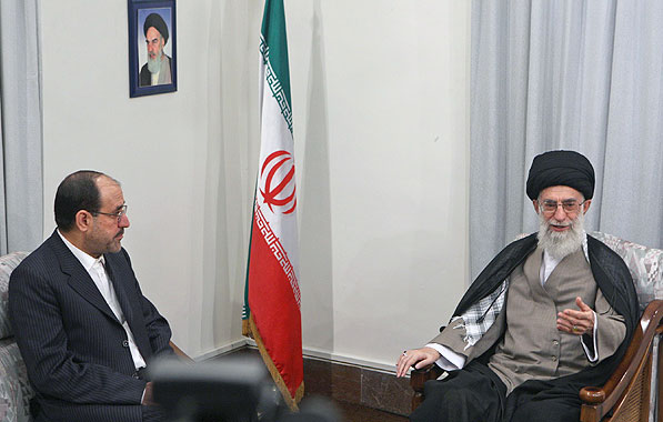 آية الله العظمى الامام السيد علي الخامنئي استقبل رئيس الحكومة العراقية