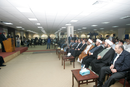 لقاء تضامني مع أهالي المخطوفين في حلب والكلمات تشدد على إدانة الجريمة والمطالبة بالافراج عنهم
