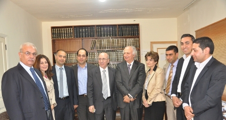 جولة لوزير العدل على المحاكم في مدينة النبطية الجنوبية


