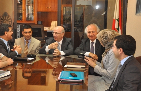 جولة لوزير العدل على المحاكم في مدينة النبطية الجنوبية

