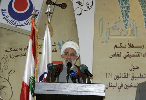 نائب الأمين العام لحزب الله: الضاحية مفتوحة أمام الدولة ونحن لا نحمي أحداً

