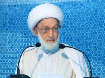 آية الله قاسم : لا تستطيع أي قوة منع الشعب البحريني عن تحقيق مطلبه بالحرية