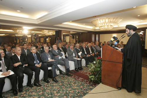 وعد تنظم ورشة عمل تحت إسم "إعادة إعمار ما دمرته حرب اسرائيل على الضاحية الجنوبية 2006" برعاية السيد صفي الدين