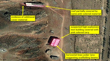 صور جديدة تدعي أن إيران تخفي نشاطات في مفاعل "بارشين"