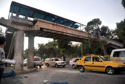 مقتل شخص وجرح آخر بإنفجار قرب الفندق الذي عقد فيه مؤتمر المعارضة بدمشق 