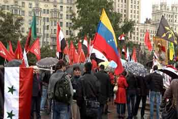 احتجاجات تنديداً بالعدوان المحتمل على سوريا