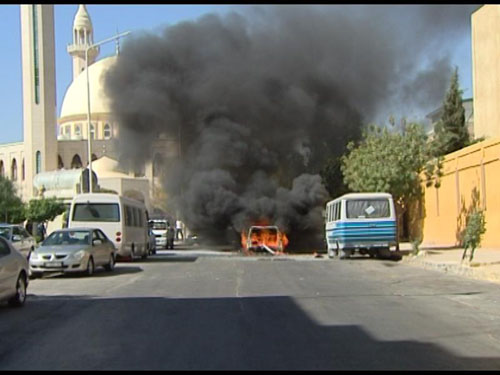 ثلاث تفجيرات في منطقة المزة بدمشق والأضرار معظمها مادية 