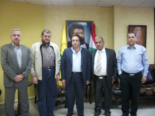 مسؤول حزب الله في صيدا يستقبل وفداً من حزب البعث 