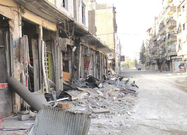 الجيش السوري يواصل عملياته في داريا  بريف دمشق ..و"العهد" ترصد آثار دمار الإرهاب 