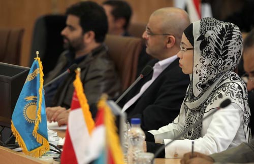 مؤتمر اتحاد الصحافة في العالم الاسلامي الذي انعقد في طهران يندد بالارهاب الاعلامي ضد الدول الاسلامية المستقلة