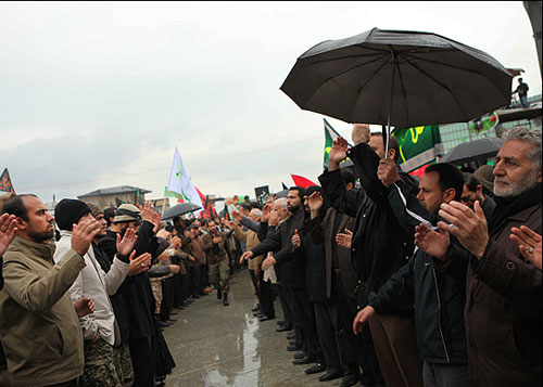 مسيرات حسينية تعم الجمهورية الاسلامية الايرانية بمناسبة احياء التاسع من محرم