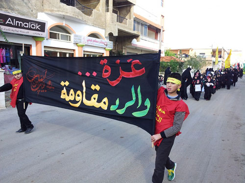 مدينتا الخيام وبنت جبيل جددتا البيعة للنهج الحسيني المقاومة في العاشر من محرم 