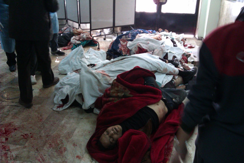 أربعة تفجيرات تضرب منطقة جرمانا بريف دمشق والحصيلة الأولية: 34 شهيداً وعشرات الجرحى