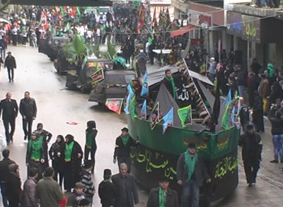 مسيرة التاسع من محرم جابت شوارع مدينة النبطية  