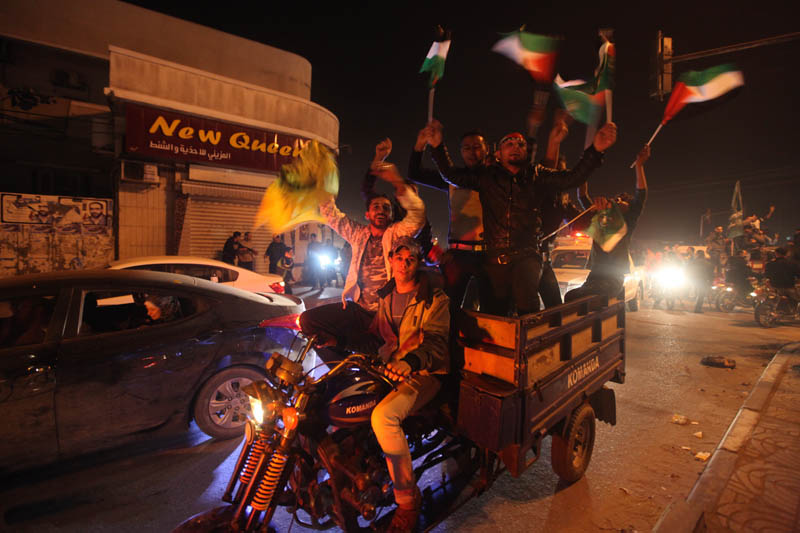  غزّة تحتفل بالنصر
