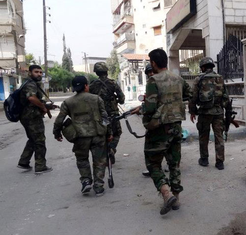 الجيش  السوري يبسط سيطرته على  دوار الليرمون بحلب بعد معارك استمرت لأسابيع مع المليشسيات المسلحة