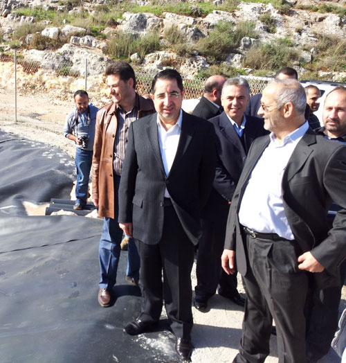 وزير الزراعة يجول في المنطقة الحدودية جنوب لبنان 