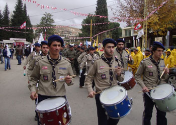 الحاج حسن يرعى مهرجان الشجرة الاول في بعلبك